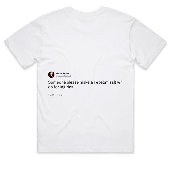 Post: Someone please make an epsom salt wrap for injuries