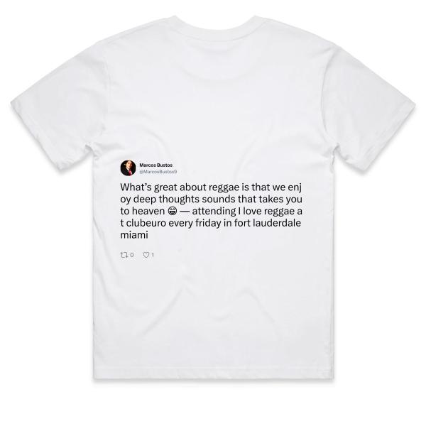 Post: What’s great about reggae is that we enjoy deep thoughts sounds that takes you to heaven 😁 — attending I love reggae at clubeuro every friday in fort lauderdale miami