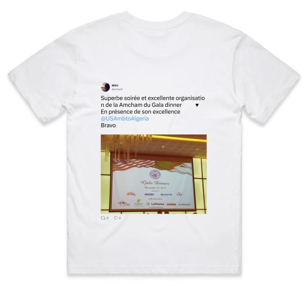 Post: Superbe soirée et excellente organisation de la Amcham du Gala dinner 🇩🇿🇺🇲♥️ En présence de son excellence @USAmbtoAlgeria Bravo 👏