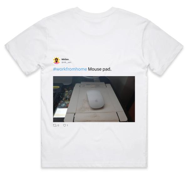 Post: #workfromhome Mouse pad.