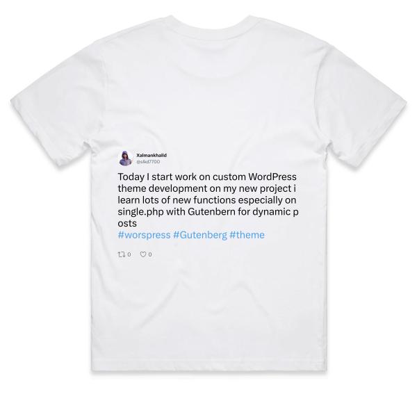 Post: Today I start work on custom WordPress theme development on my new project i learn lots of new functions especially on single.php with Gutenbern for dynamic posts  #worspress #Gutenberg #theme