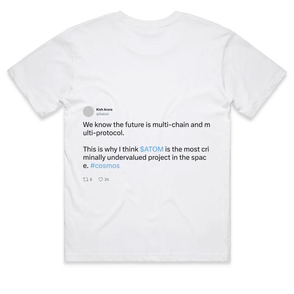 Post: We know the future is multi-chain and multi-protocol.  This is why I think $ATOM is the most criminally undervalued project in the space. #cosmos