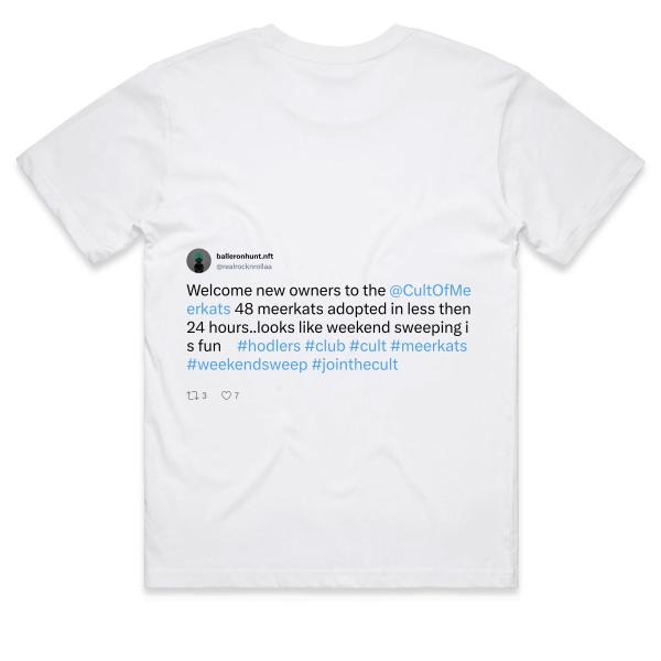 Post: Welcome new owners to the @CultOfMeerkats 48 meerkats adopted in less then 24 hours..looks like weekend sweeping is fun 🧹 #hodlers #club #cult #meerkats #weekendsweep #jointhecult