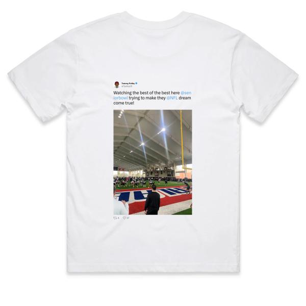 Post: Watching the best of the best here @seniorbowl trying to make they @NFL dream come true!