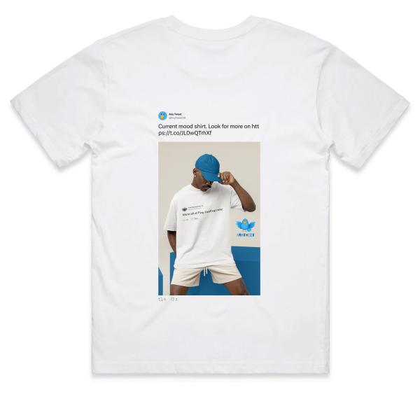 Post: Current mood shirt. Look for more on https://t.co/JL0wQTrhXf