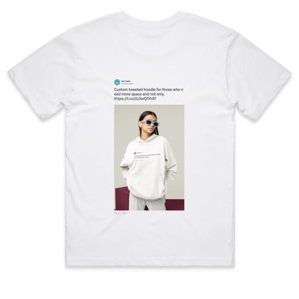 Post: Custom tweeted hoodie for those who need more space and not only. https://t.co/JL0wQTrhXf