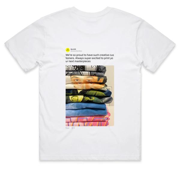 Post: We’re so proud to have such creative customers. Always super excited to print your next masterpieces 🤩