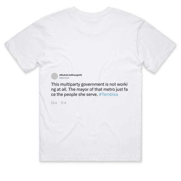 Post: This multiparty government is not working at all. The mayor of that metro just face the people she serve. #Tembisa