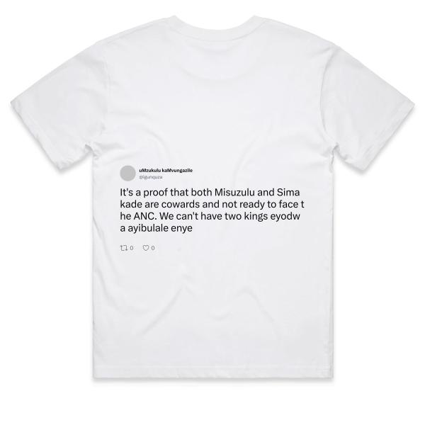 Post: It's a proof that both Misuzulu and Simakade are cowards and not ready to face the ANC. We can't have two kings eyodwa ayibulale enye