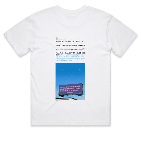 Post: NEED SOME MOTIVATION? HERE IT IS! TODAY IS A NEW DAY!MAKE IT HAPPEN! A #positivemindset can change your life. Make Today Great & START SOMETHING NEW!⠀ #motivationmonday #preparetoday #survival #survivalgearstore #emergencypreparedness #disasterpreparedness #blackstarsurvival