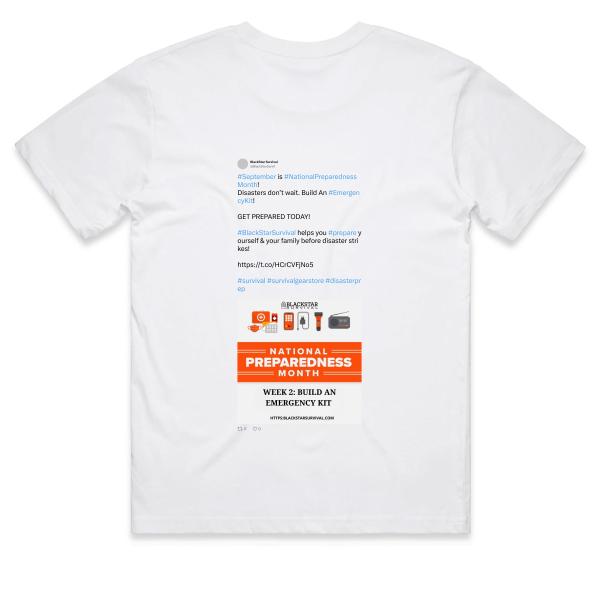 Post: #September is #NationalPreparednessMonth! Disasters don’t wait. Build An #EmergencyKit! GET PREPARED TODAY! #BlackStarSurvival helps you #prepare yourself & your family before disaster strikes! https://t.co/HCrCVFjNo5 #survival #survivalgearstore #disasterprep