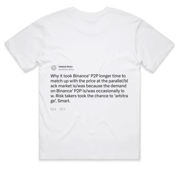 Post: Why it took Binance’ P2P longer time to match up with the price at the parallel/black market is/was because the demand on Binance’ P2P is/was occasionally low. Risk takers took the chance to ‘arbitrage’. Smart.