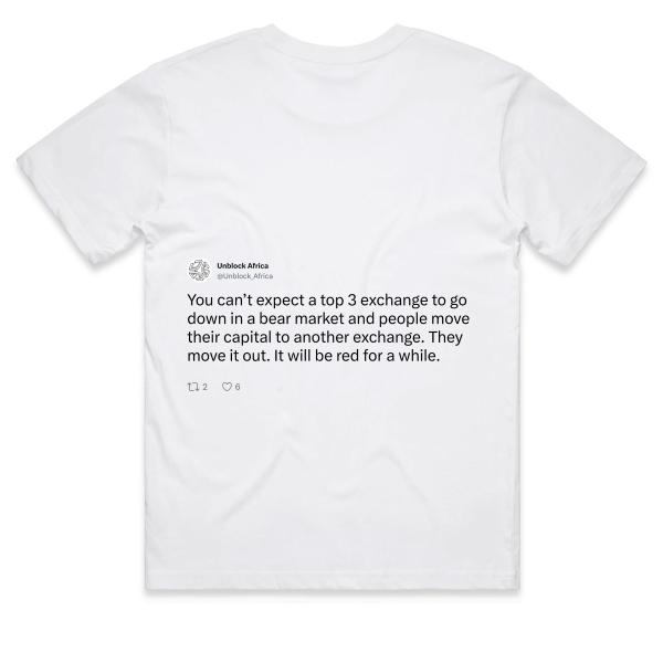 Post: You can’t expect a top 3 exchange to go down in a bear market and people move their capital to another exchange. They move it out. It will be red for a while.