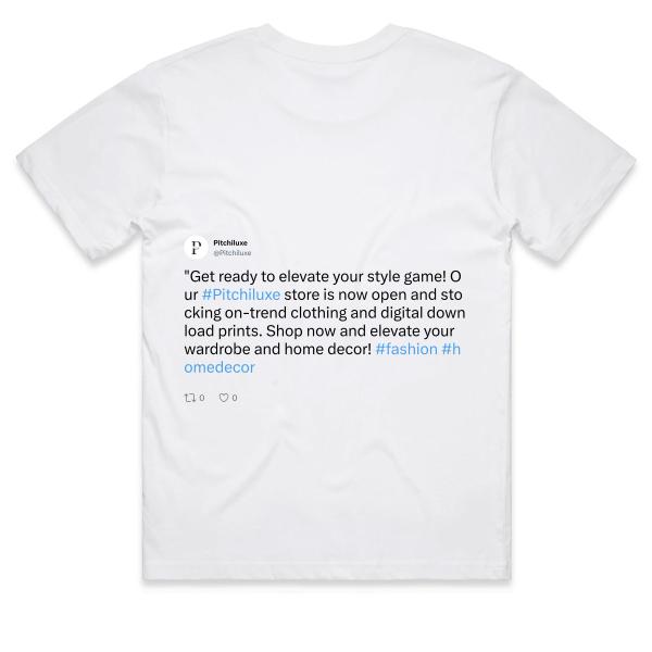 Post: "Get ready to elevate your style game! Our #Pitchiluxe store is now open and stocking on-trend clothing and digital download prints. Shop now and elevate your wardrobe and home decor! #fashion #homedecor