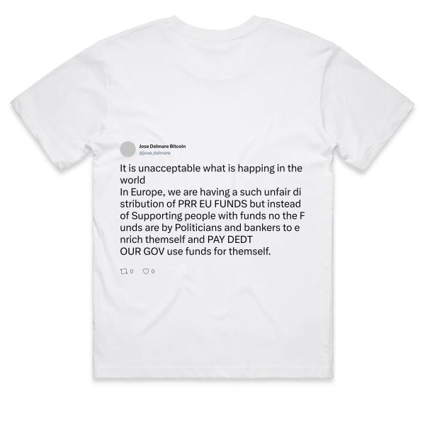 Post: It is unacceptable what is happing in the world  In Europe, we are having a such unfair distribution of PRR EU FUNDS but instead of Supporting people with funds no the Funds are by Politicians and bankers to enrich themself and PAY DEDT  OUR GOV use funds for themself.
