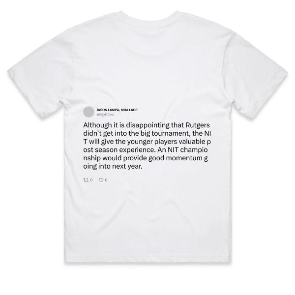 Post: Although it is disappointing that Rutgers didn’t get into the big tournament, the NIT will give the younger players valuable post season experience. An NIT championship would provide good momentum going into next year.