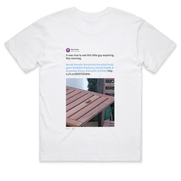 Post: It was nice to see this little guy exploring this morning. 🐌  #snail #snails #snailmail #snailsofinstagram #wildlife #balcony #shell #table #torrevieja #slow #slowlife #chilled https://t.co/6tl5TOOAYe