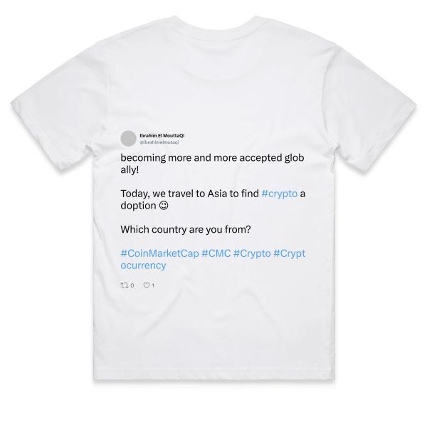 Post: becoming more and more accepted globally!  Today, we travel to Asia to find #crypto adoption 😉  Which country are you from?  #CoinMarketCap #CMC #Crypto #Cryptocurrency