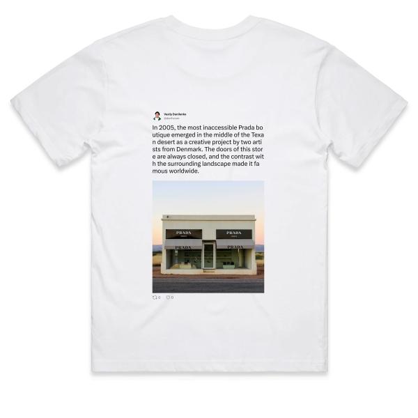 Post: In 2005, the most inaccessible Prada boutique emerged in the middle of the Texan desert as a creative project by two artists from Denmark. The doors of this store are always closed, and the contrast with the surrounding landscape made it famous worldwide.