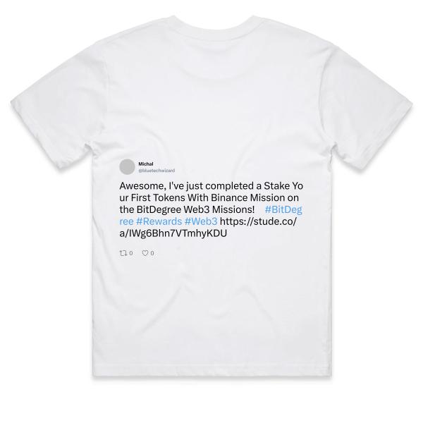 Post: Awesome, I've just completed a Stake Your First Tokens With Binance Mission on the BitDegree Web3 Missions! ๐ #BitDegree #Rewards #Web3 https://stude.co/a/IWg6Bhn7VTmhyKDU