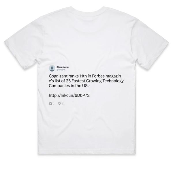 Post: Cognizant ranks 11th in Forbes magazine’s list of 25 Fastest Growing Technology Companies in the US.  http://lnkd.in/6DbP73